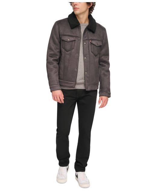 Levi's Relaxed-Fit Faux-Shearling Trucker Jacket