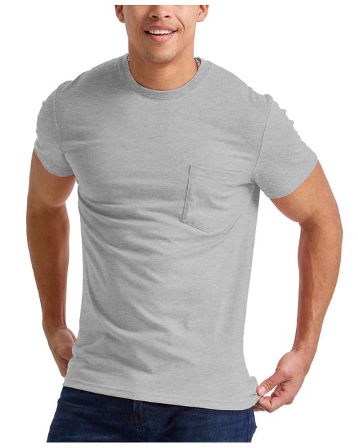 Hanes Originals Tri-Blend Short Sleeve Pocket T-shirt