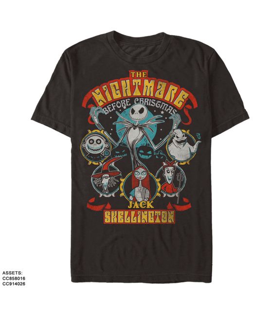 Fifth Sun Nightmare Before Christmas Fillmore Short Sleeves T-shirt