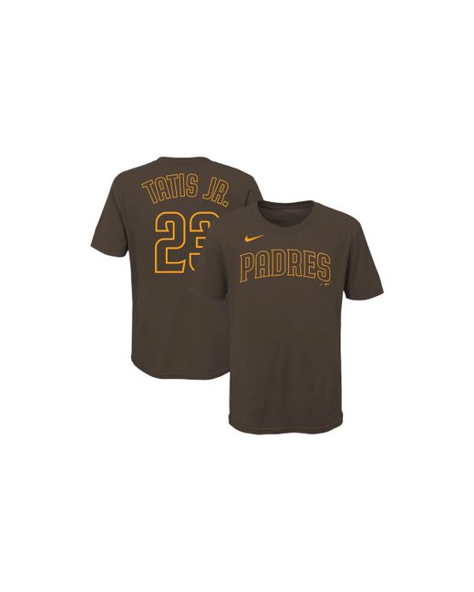 Nike San Diego Padres Name and Number Player T-Shirt Fernando Tatis Jr.