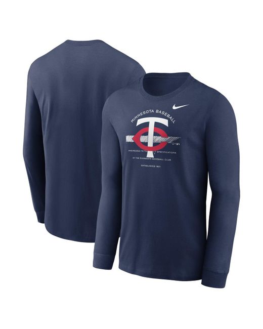 Nike Minnesota Twins Over Arch Long Sleeve T-shirt