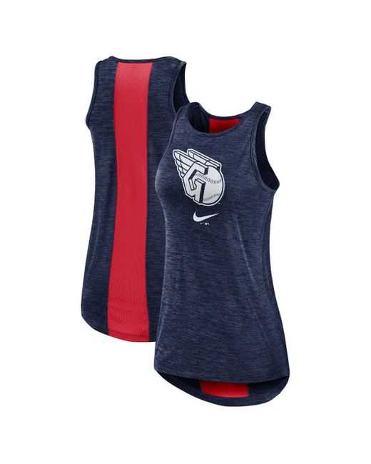 Nike Cleveland Guardians Right Mix High Neck Tank Top