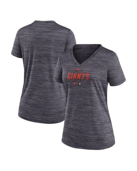 Nike San Francisco Giants Authentic Collection Velocity Practice Performance V-Neck T-shirt