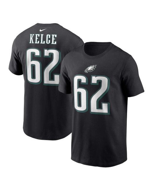 Nike Jason Kelce Philadelphia Eagles Player Name and Number T-shirt