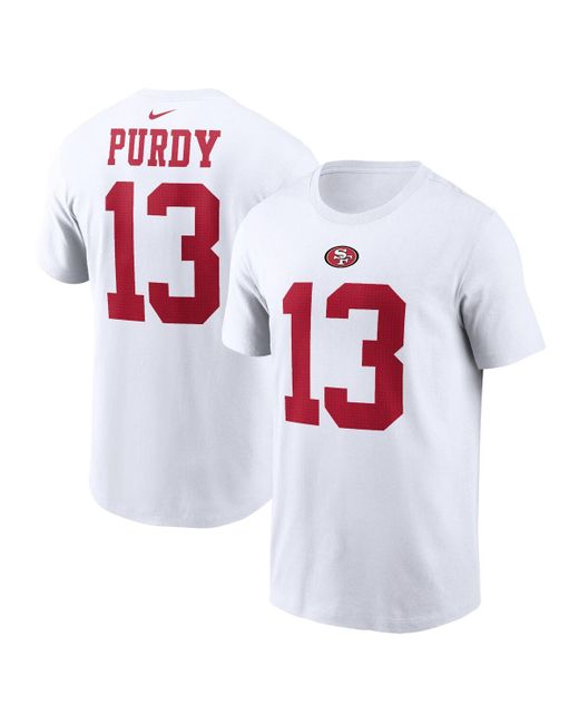 Nike Brock Purdy San Francisco 49ers Player Name and Number T-shirt