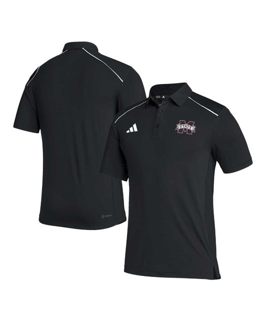 Adidas Mississippi State Bulldogs Coaches Aeroready Polo Shirt