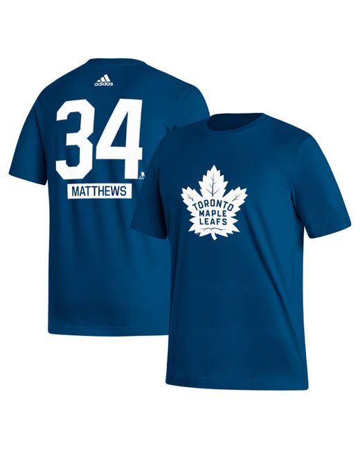 Adidas Auston Matthews Toronto Maple Leafs Fresh Name and Number T-shirt