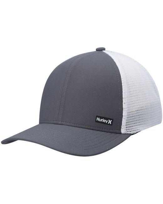 Hurley White League Trucker Snapback Hat