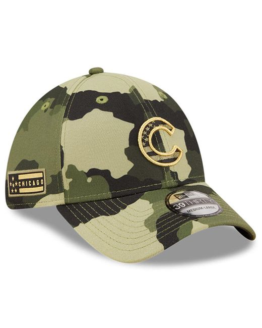 New Era Chicago Cubs 2022 Armed Forces Day 39THIRTY Flex Hat