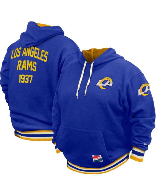 New Era Los Angeles Rams Big and Tall Nfl Pullover Hoodie