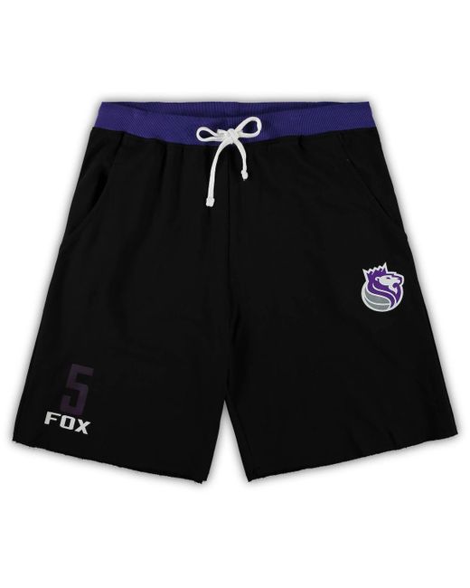 Profile DeAaron Fox Sacramento Kings Big and Tall French Terry Name Number Shorts