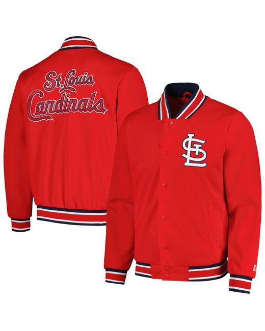 Starter St. Louis Cardinals Secret Weapon Satin Full-Snap Jacket