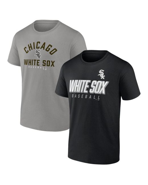 Fanatics Gray Chicago White Sox Player Two Pack T-shirt Combo Set