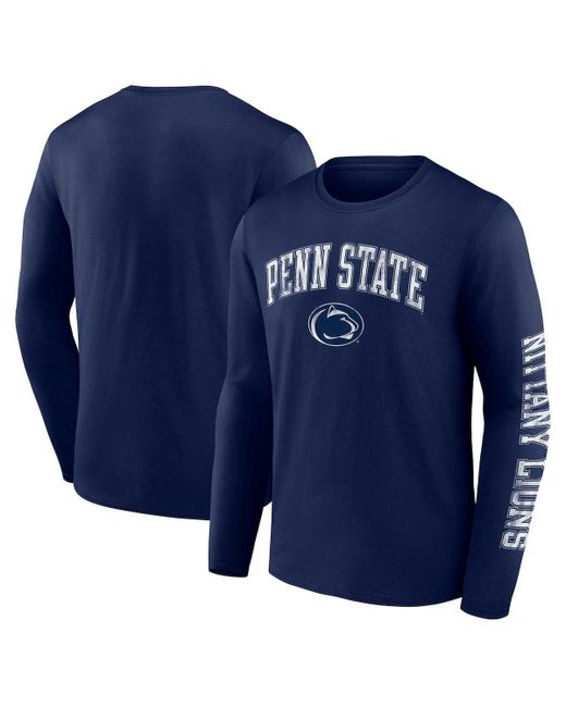 Fanatics Penn State Nittany Lions Distressed Arch Over Logo Long Sleeve T-shirt