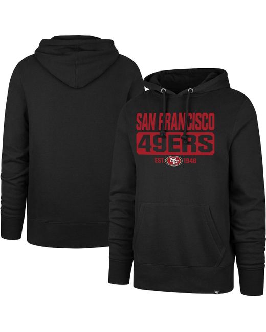 '47 Brand 47 Brand San Francisco 49ers Box Out Headline Pullover Hoodie