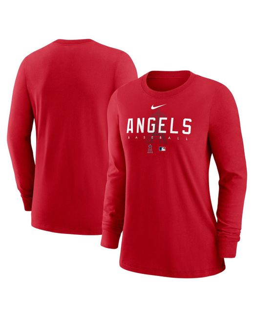 Nike Los Angeles Angels Authentic Collection Legend Performance Long Sleeve T-shirt