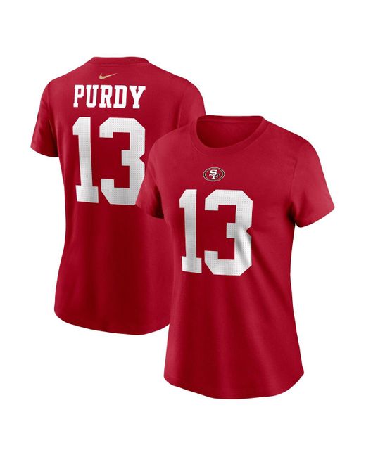 Nike Brock Purdy San Francisco 49ers Player Name and Number T-shirt