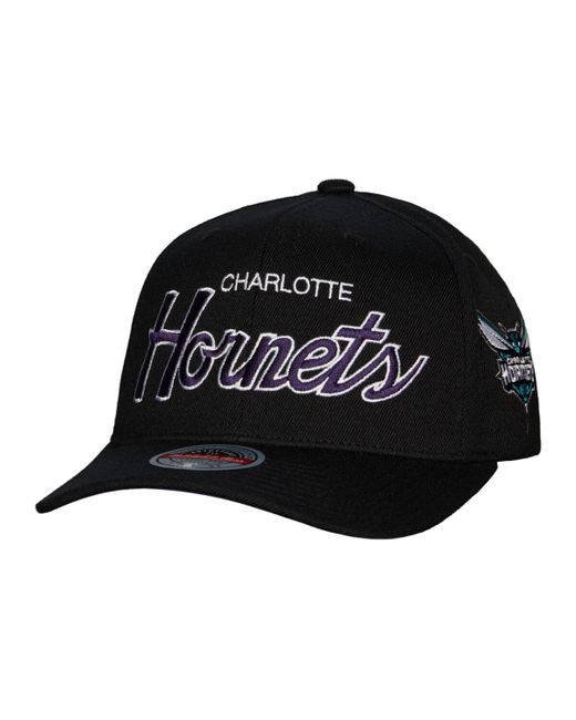 Mitchell & Ness Charlotte Hornets Mvp Team Script 2.0 Stretch-Snapback Hat