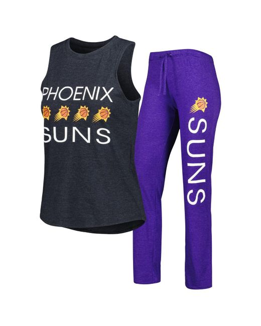 Concepts Sport Black Phoenix Suns Team Tank Top and Pants Sleep Set