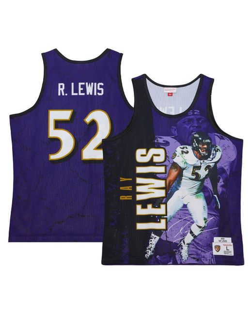Mitchell & Ness Ray Lewis Baltimore Ravens 2000 Player Burst Tank Top