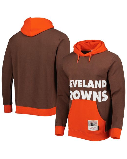 Mitchell & Ness Cleveland Browns Big Face 5.0 Pullover Hoodie