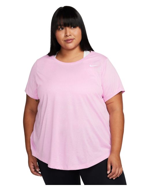 Nike Plus Active Dri-fit Short-Sleeve Logo T-Shirt pure/htr/white