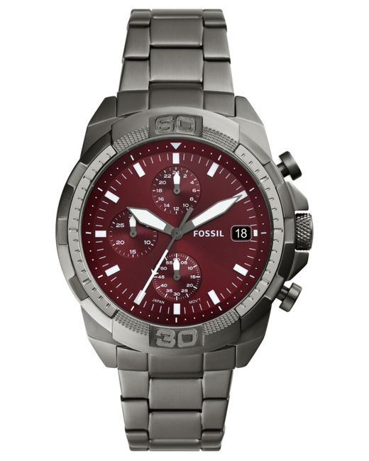 Fossil Bronson Chronograph Stainless Steel Watch 44mm