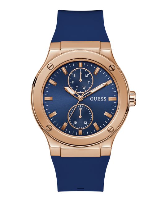 Guess Multi-Function Silicone Watch 45mm