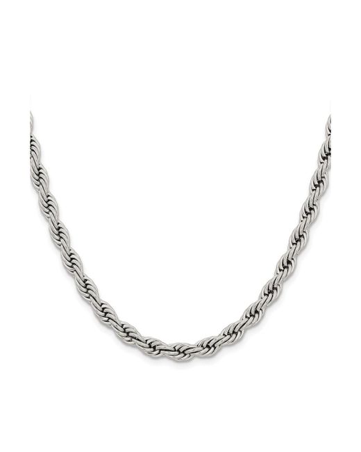 Chisel 6mm Rope Chain Necklace