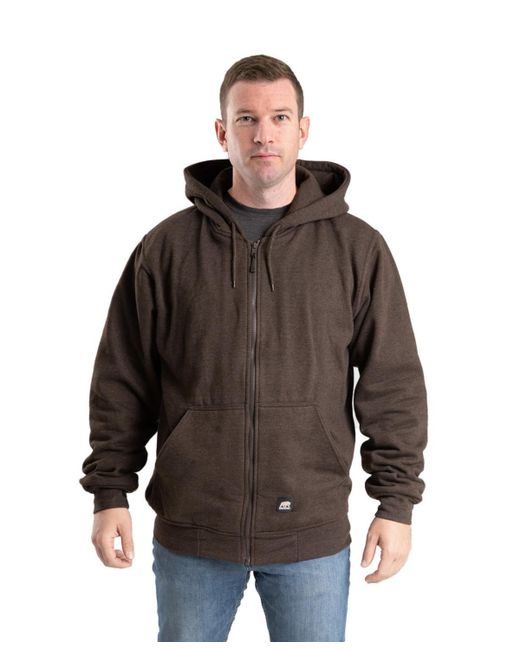 Berne Heritage Thermal-Lined Full-Zip Hooded Sweatshirt