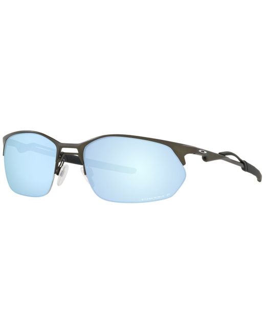 Oakley Wire Tap Polarized Sunglasses OO4145 60 PRIZM DEEP WATER POLARIZED