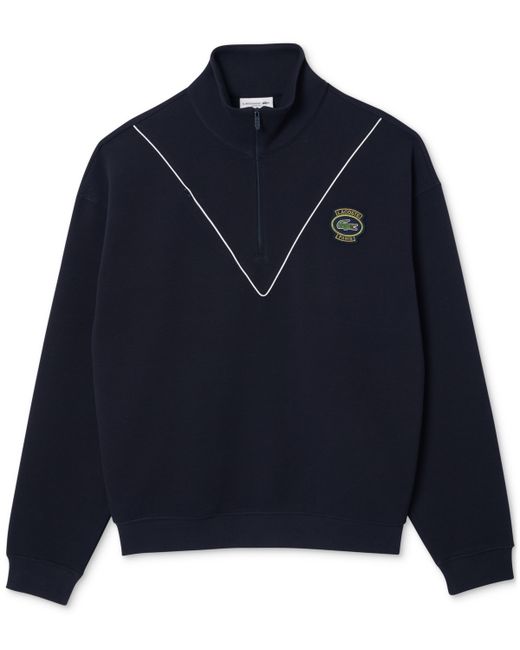 Lacoste Relaxed Fit Half-Zip Long Sleeve Track Jacket