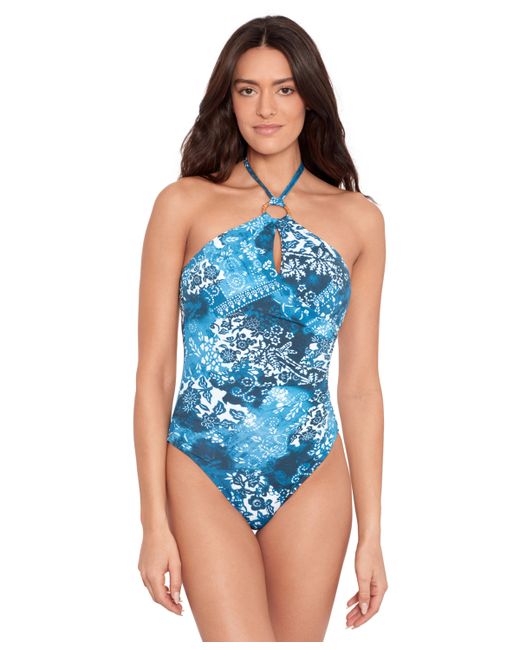 Lauren Ralph Lauren Ring One-Piece Swimsuit