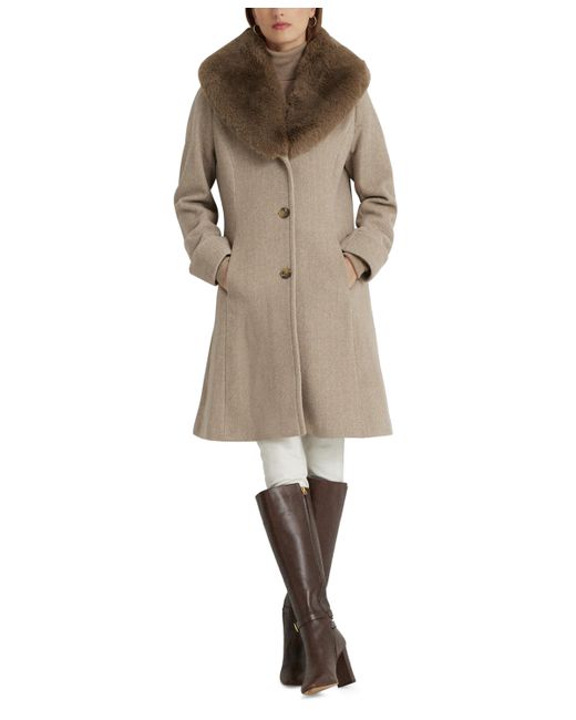 Lauren Ralph Lauren Wool Blend Walker Coat