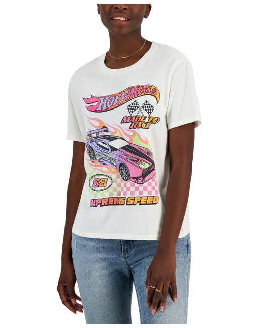 Love Tribe Juniors Hot Wheels Graphic Print T-Shirt