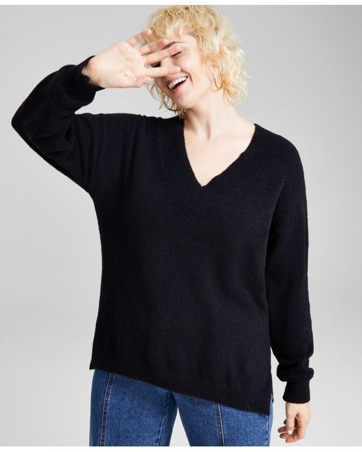 And Now This Raglan-Sleeve V-Neck Sweater Created for
