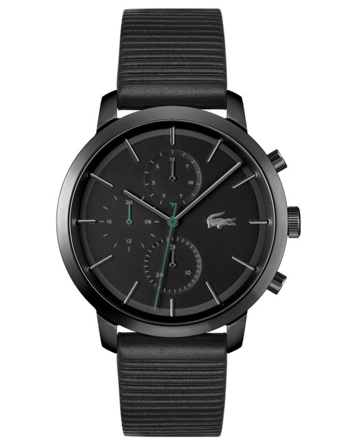 Lacoste Replay Leather Strap Watch 44mm