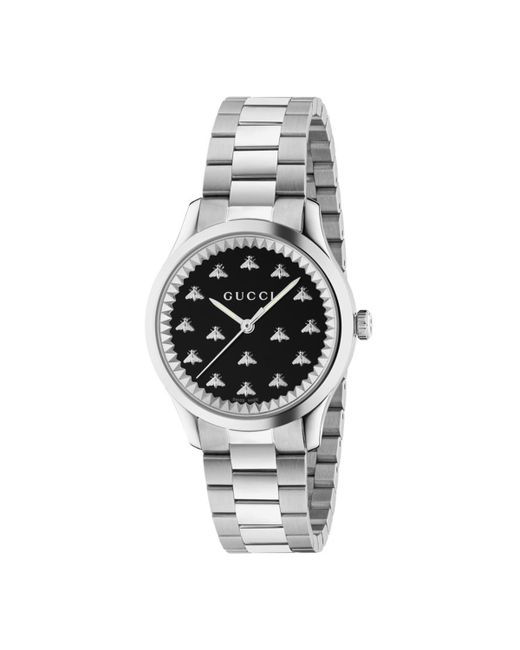 Gucci Swiss G-Timeless Stainless Steel Bracelet Watch 32mm