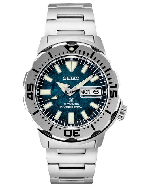 Seiko Automatic Prospex Special Edition Stainless Steel Bracelet Watch 42mm
