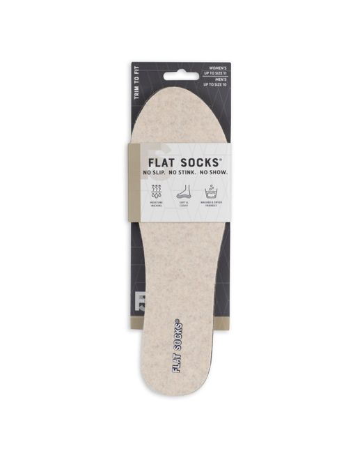 Foot Petals Light Gray Dark Flat Socks