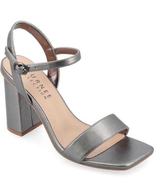 Journee Collection Square Toe Sandals