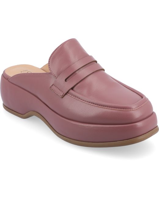 Journee Collection Platform Mule Loafers