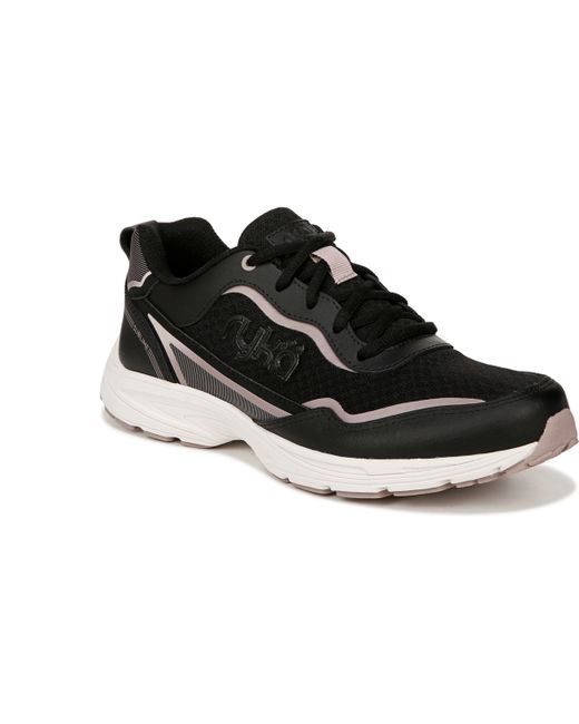 Ryka Sublime Walking Sneakers Leather/Faux Leather
