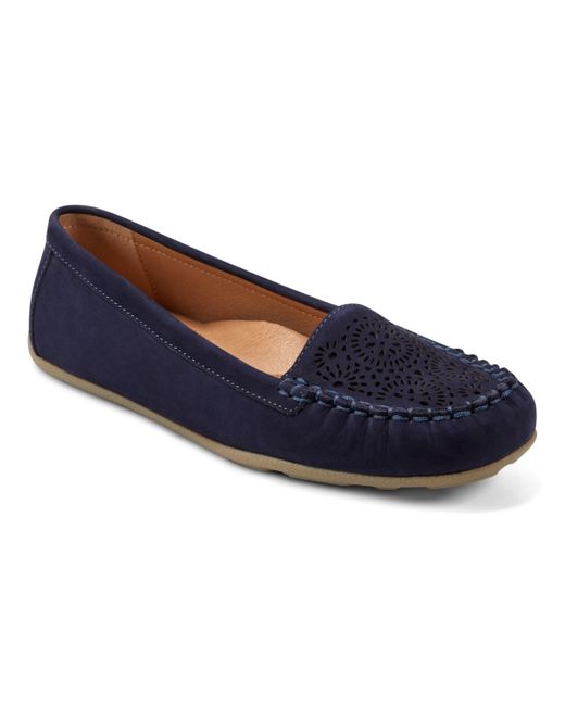 Earth Carmen Round Toe Slip-on Casual Flat Loafers