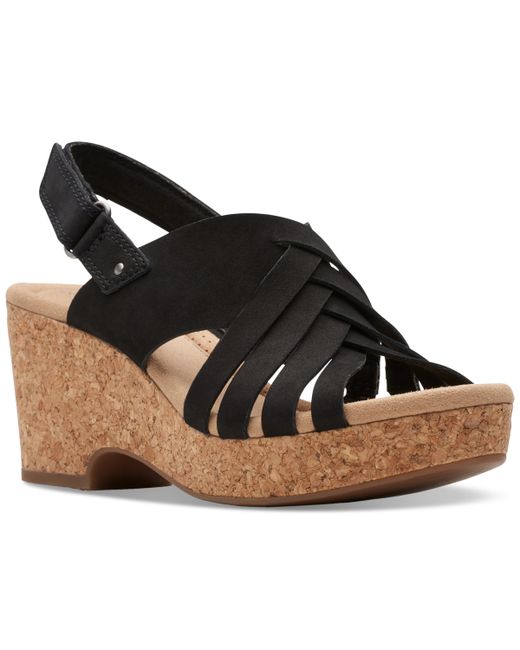 Clarks Giselle Ivy Wedge Sandals