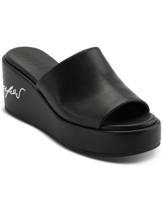 Karl Lagerfeld Calvina Wedge Sandals