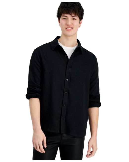 And Now This Regular-Fit Button-Down Flannel Shirt Created for