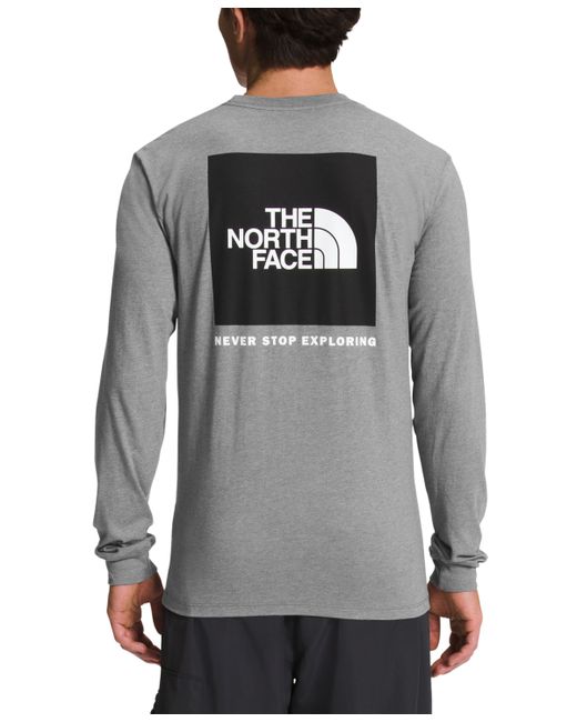 The North Face Box Nse Standard-Fit Logo Graphic Long-Sleeve T-Shirt tnf Black