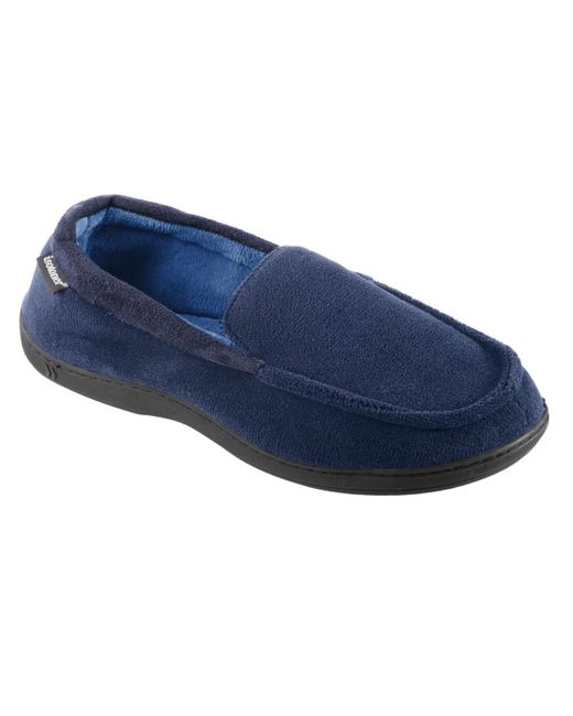 Isotoner Signature Microterry Jared Moccasin Slippers with Memory Foam