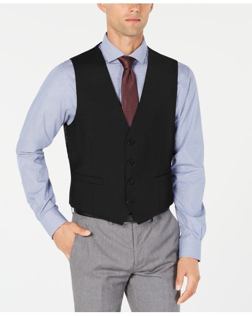 Calvin Klein Slim-Fit Wool Infinite Stretch Suit Vest